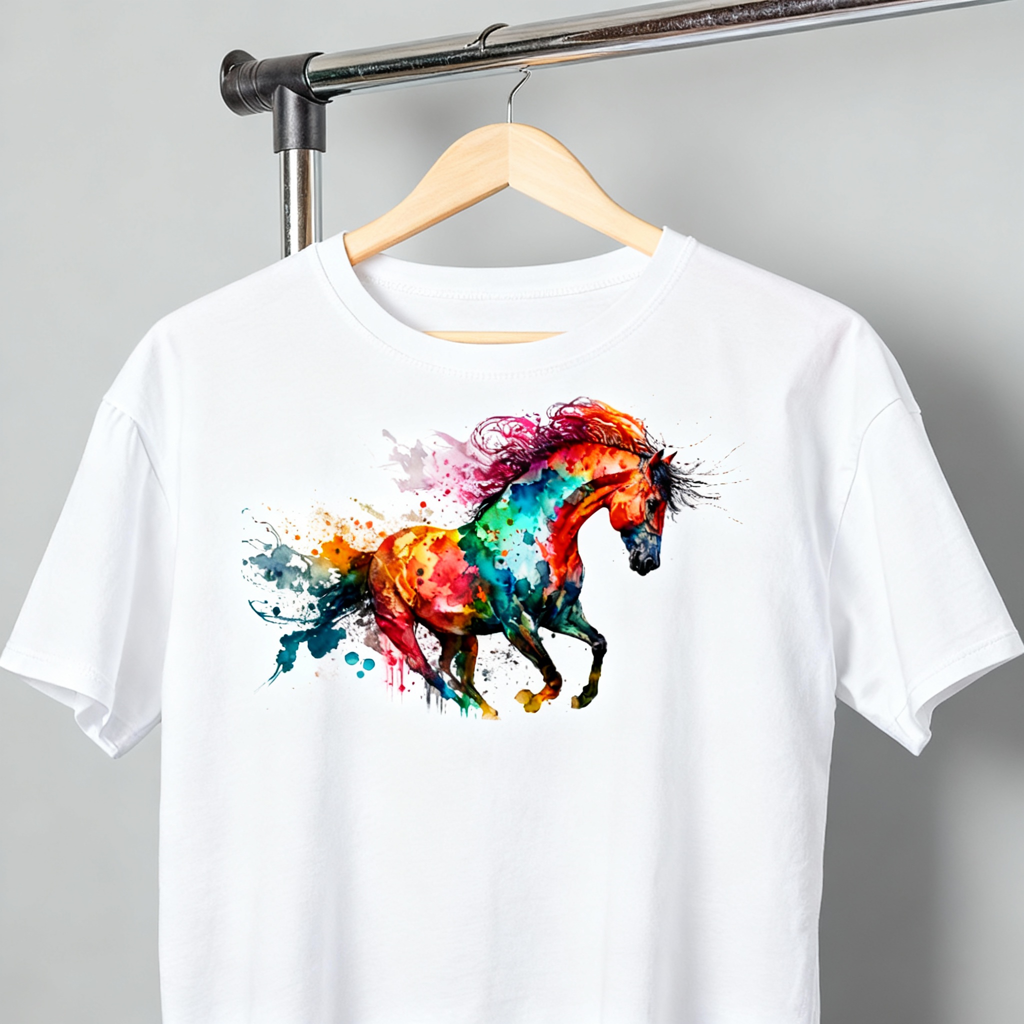 T-shirt cheval